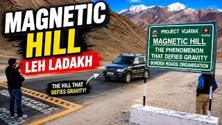 You will not Believe this - Magnetic Hill Leh Ladakh | Magnetic Hill - Safari Pulled Against Gravity