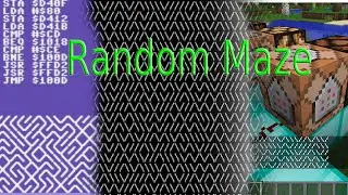 10 print chr$(205.5+rnd(1)) goto 10 in several different programing languages on different systems.