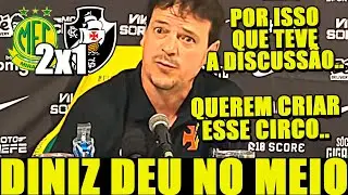 NÃO DEIXOU BARATO E RASGOU! OLHA A RESPOSTA DE DINIZ APÓS DISCUSSÃO MIRASSOL 2 x 1 VASCO