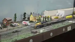 Railroad Hobby Show 2022 - Valley HO Trak layout