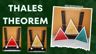 Working model of math class 10 | Proof of Thales Theorem | Maths Project for class 8 | Triangles .