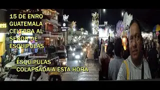 ESQUIPULAS GUATEMALA: CIENTOS DE MILES DE PEREGRINOS LLEGANDO