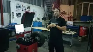 como comprobar una equilibradora de ruedas.