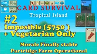Neomare the Youtuber + Vegetarian | Ep2: Moral Finaly Stable | Card Survival Tropical: Island