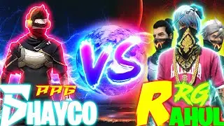 FREE FIRE CASTOM RRG SHAYCO VS RRG RAHUL 1M CASTOM ROOM GAMPLAY