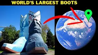 OMG! The Big Boots Found On google Earth! | EarthBiD |