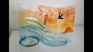 Wavy Boat Decorative Plate - Glass Fusing at SSG