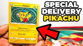 Special Delivery Pikachu Pokemon Promo Card - USA / Canada Exclusive!