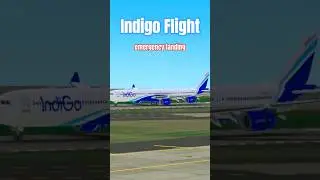 ⚠️ IndiGo Flight Emergency Landing After Engine Failure #shorts