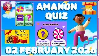 Amazon Funzone Daily Quiz Answer Today | Funzone Carnival Quiz Answer Today| 02 February 2025