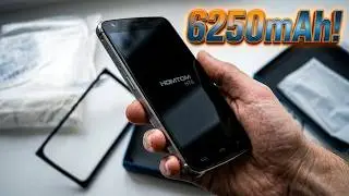 HOMTOM HT6  Распаковка и первый взгляд /Смартфон-Зверь с АКБ на 6250MAH с Aliexpress