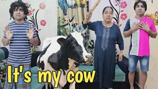 Cow ride is my dream 😍 | comedy video | funny video | Prabhu Sarala lifestyle