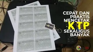Cara cepat cetak KTP sekaligus banyak dalam 1 lembar | tutorial89