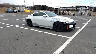 2026.1.31 つくるまサーキット Z33 ドリフト バネカット、ダウンサス、デフロック