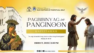 Baclaran Church: Kapistahan ng Pagbibinyag sa Panginoon