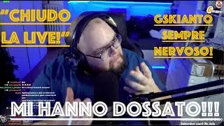 il Maestro Gskianto incazzato nero perchè l' hanno dossato! (TWITCH)