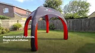 INFLATASPIDER 3M X 3M SEALED TENT - WWW.INFLATATENT.CO.UK