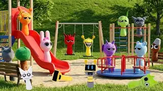 No One Believed I Could Collect All Sprunki in This Park 😨