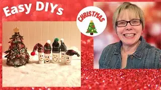 Rustic Tree ~ Adorable Snowmen ~ Christmas Crafting with Friends!