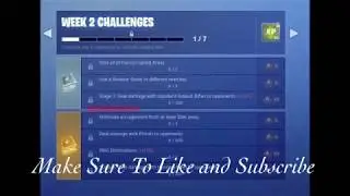 Fortnite Season 6 Week 2 Battle Pass Challenges!!!!