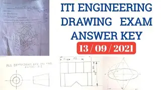 Engineering Drawing Answer key || ITI 1st Year Exam || ITI Drawing Paper Solution || ITI POINT