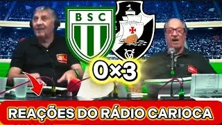 REAÇÕES DO RÁDIO CARIOCA | BOA VISTA 0×3 VASCO | CAMPEONATO CARIOCA 