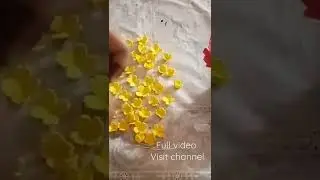 Easy Foam Sheet Flowers/ DIY/ #craftideas #foamcraft #foamsheetflowers #foam