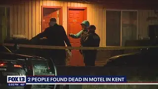 2 people found dead in Kent motel; police search for suspects | FOX 13 Seattle