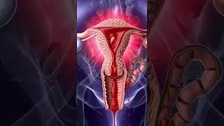 Female Reproductive System in 3D Animation | Anatomy #humananatomy #aiart #shorts