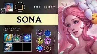 Sona Carry vs Yunara - EUW Master Patch 25.22