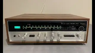 Sansui 2000X Vintage Receiver - Demo video after repair & restoration