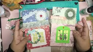 My Christmas journal made with @mycraftyboutiqueco digital kit!