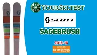 Тесты горных лыж Scott Sagebrush (2015-16 год).