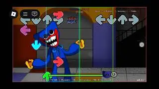 Playing fnf on roblox Huggy wuggy From KJ ELLIOT Playtime.CO *Huggys POV*