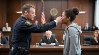 Cop Slaps Woman in Court &mdash; Judge FREEZES When She Speaks