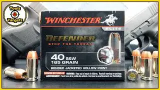 This Defender Ain't No Pretender!...Winchester Defender .40 S&W Self-Defense AMMO Ballistic Gel Test