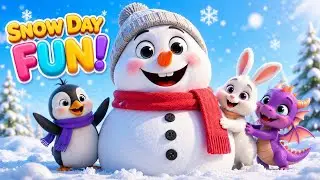 Snow Day Fun! ❄️ Kids Snow Play Song | Winter Nursery Rhyme | Toffee, Iggi & Drago #kidssongs