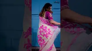 Famous Dhakai Jamdani Saree Shoot #saree #fashionsaree #shorts