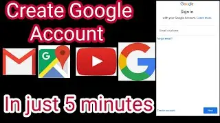 How to create a Google account | create Google account | what's use for it