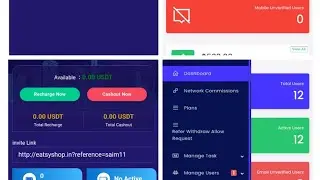 Investment Website Script | Mining Script Network king website source code / Usdt Investment Website