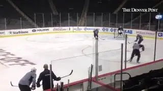 #Avalanche end-to-end drills at morning skate