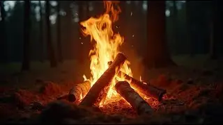 Relaxing Ember Fire for Peaceful Rest
