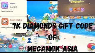 7k diamonds gift code of megamon asia #mega #megamonglobal