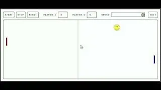 Pong in FreeBASIC with a PICAXE 08M