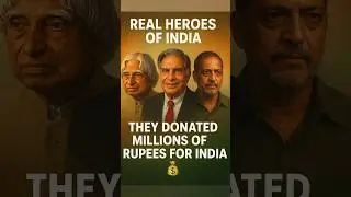 Real Heroes of India 🇮🇳 Who Donated Millions 💰 | True Legends#shorts