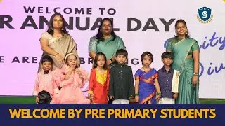 WELCOME DIALOGUE BY PRE PRIMARY STUDENTS | ANNUAL DAY | SAM HOUSTON INTERNATIONAL SCHOOL