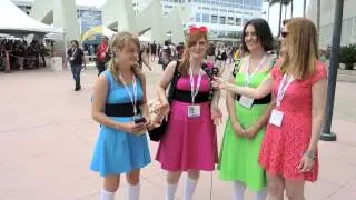 PowerPuff Girls take Superhero Poll at Comic-Con 2013