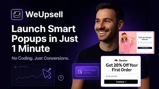 How to Create a Welcome Discount Popup in Shopify | WeUpsell Installation Guide