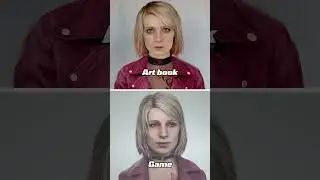 Maria & Mary in Silent Hill 2 Remake vs Digital Artbook #silenthill2remake