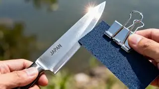 Knife Like a RAZOR in 1 MINUTE! DIY Knife Sharpener Every Home Needs | Creation Maker